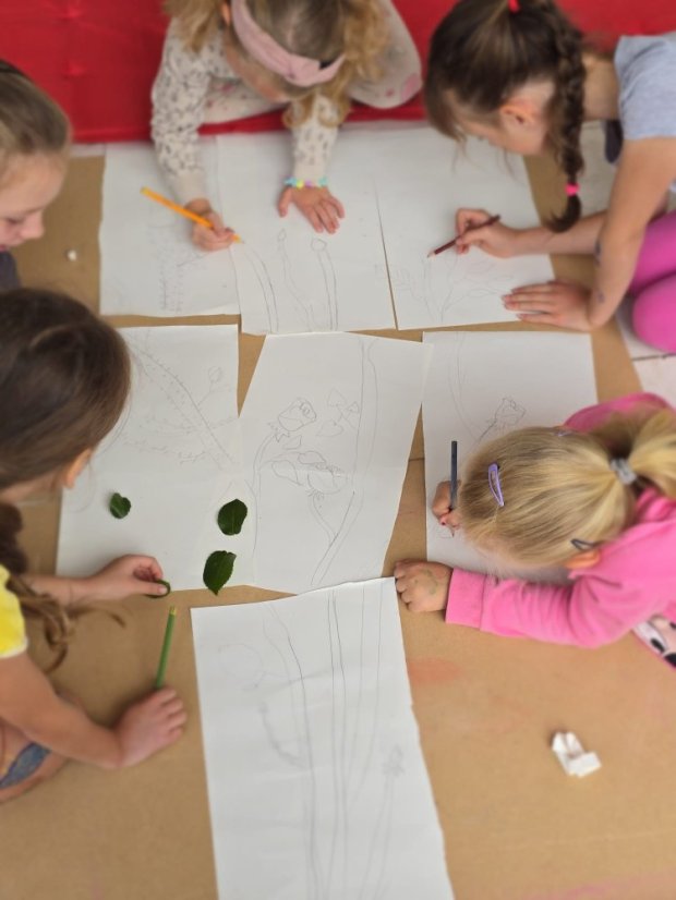 50709-Kurz Zeichnungen und Malerei, 1. Turnus, Tag 3, Betliar, 9.7.25