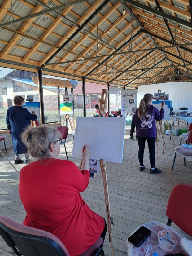 50308-Élményfestés "Épületek a sportban és a művészetben", 2025. március 8., Štítnik