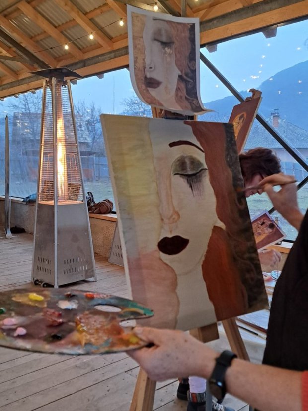 51115-Zážitkové maľovanie - Belle époque - Art Nouveau Secesia, Štítnik