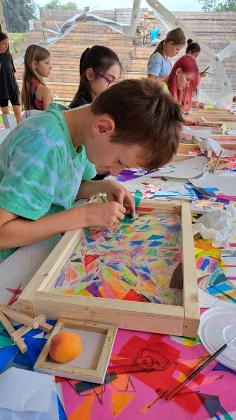 50715-Kurz Zeichnungen und Malerei, 2. Turnus, Tag 2, 15.7.2025, Betliar