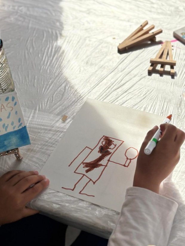 50716-Kurz Zeichnungen und Malerei, 2. Turnus, Tag 3, 16.7.2025, Betliar