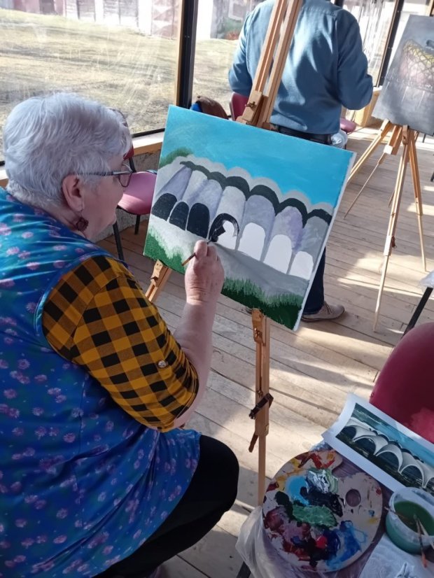 50308-Élményfestés "Épületek a sportban és a művészetben", 2025. március 8., Štítnik