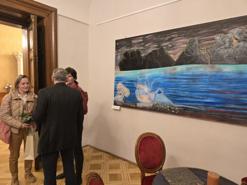 50408-Vernisáž Žiaci Kalábovi, 6. výstava v Prahe, 8.4.2025