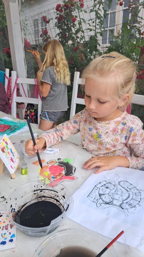 50710-Rövid rajz és festés, 1. turnus, 4. nap, Betliar, 2025.07.10.