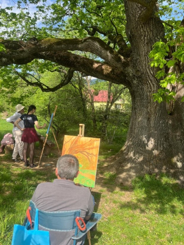 50503-Zážitkové maľovanie Dub v Drnave, 3.5.2025