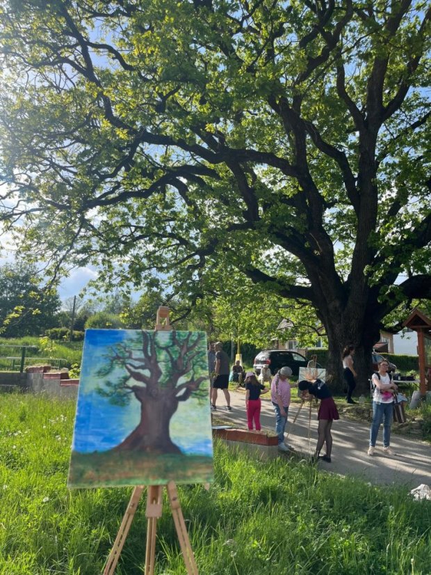 50503-Zážitkové maľovanie Dub v Drnave, 3.5.2025