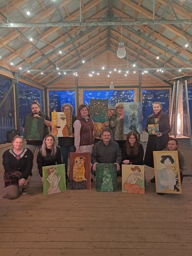 51115-Zážitkové maľovanie - Belle époque - Art Nouveau Secesia, Štítnik