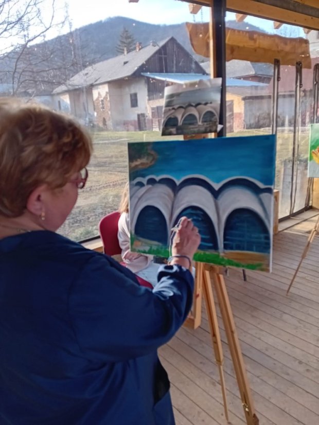 50308-Élményfestés "Épületek a sportban és a művészetben", 2025. március 8., Štítnik