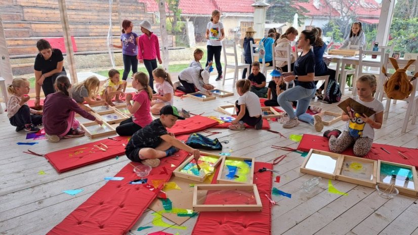 50709-Kurz Zeichnungen und Malerei, 1. Turnus, Tag 3, Betliar, 9.7.25