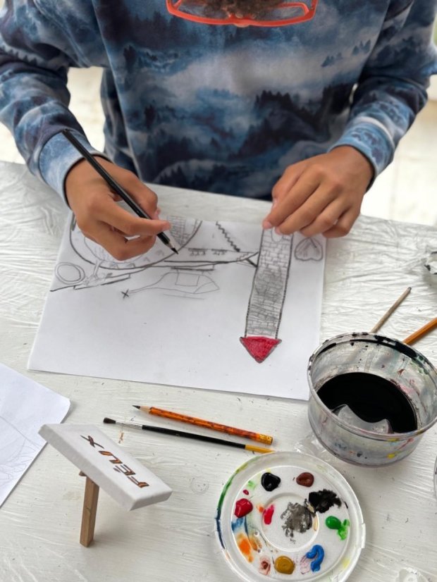 50717-Rövid rajzok és festmények, 2. turnus, 4. nap, 2025.07.17, Betliar