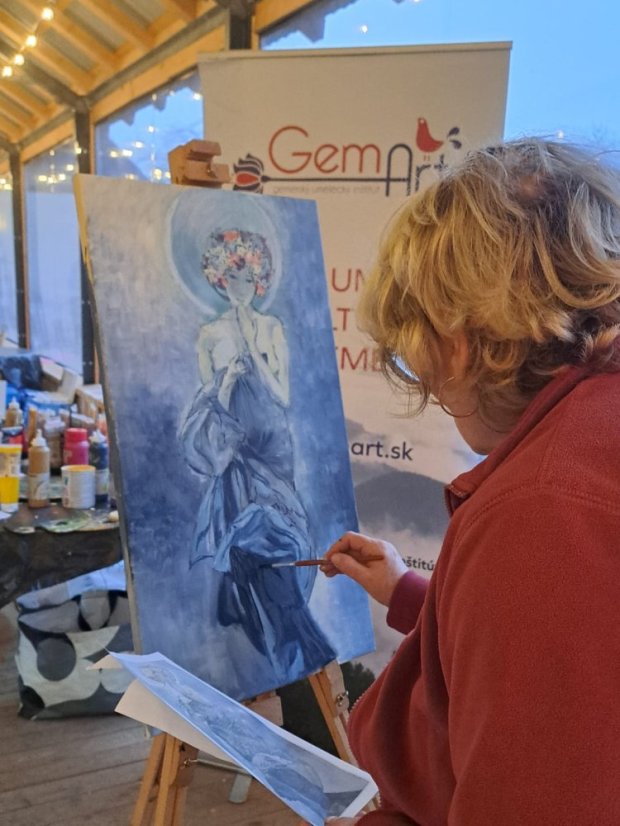 51115-Zážitkové maľovanie - Belle époque - Art Nouveau Secesia, Štítnik