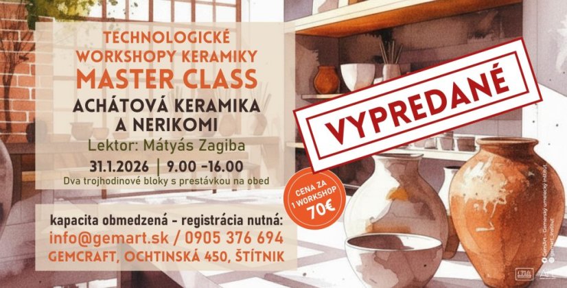 60131 - Warsztaty ceramiki MASTER CLASS - Ceramika agatu i Nerikomi, 31.1.2026
