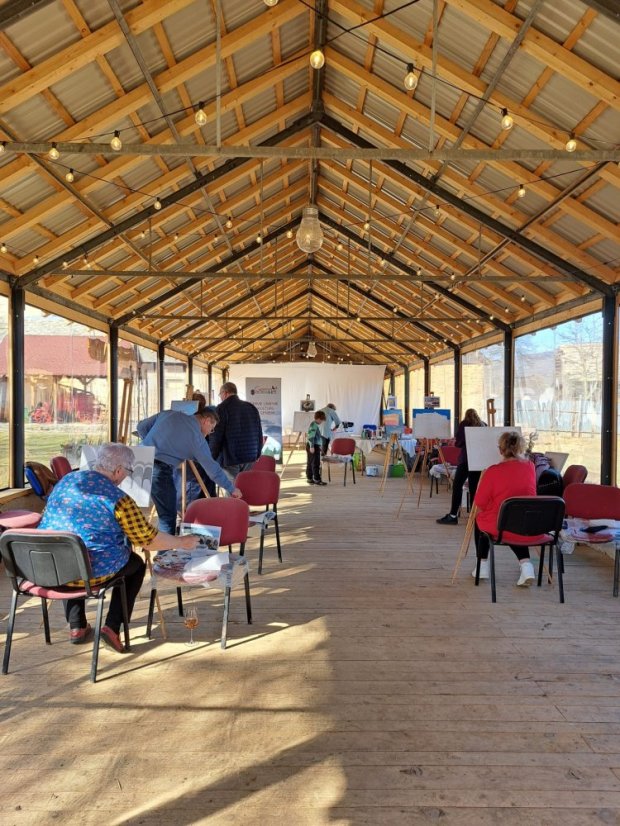 50308-Élményfestés "Épületek a sportban és a művészetben", 2025. március 8., Štítnik