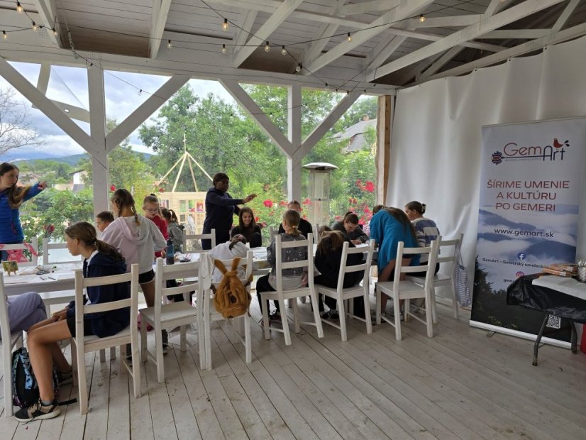 50710-Rövid rajz és festés, 1. turnus, 4. nap, Betliar, 2025.07.10.