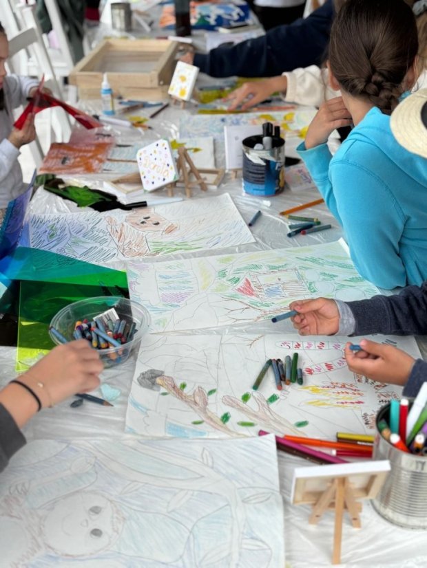 50709-Kurz Zeichnungen und Malerei, 1. Turnus, Tag 3, Betliar, 9.7.25