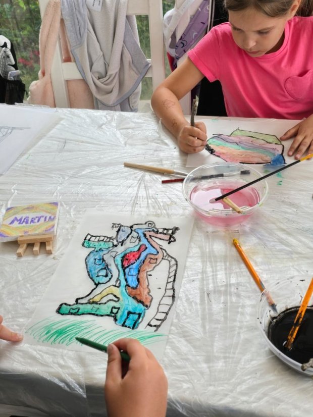 50710-Rövid rajz és festés, 1. turnus, 4. nap, Betliar, 2025.07.10.