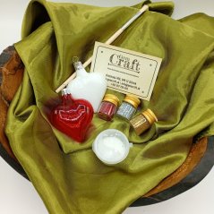 Sklenené fúkané srdiečka