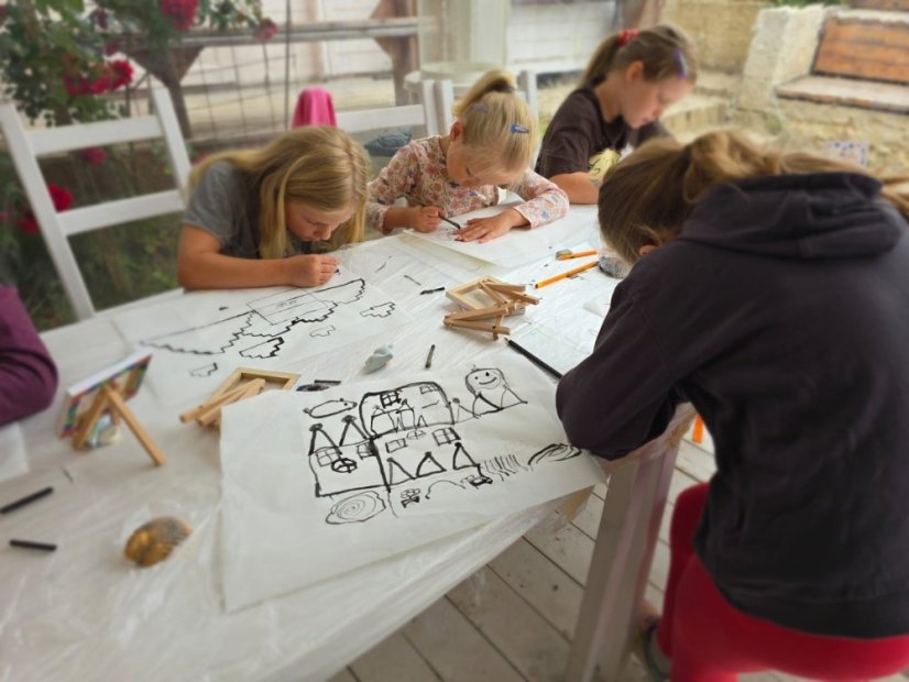 50710-Rövid rajz és festés, 1. turnus, 4. nap, Betliar, 2025.07.10.