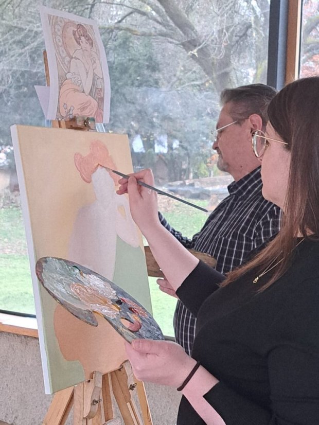 51115-Zážitkové maľovanie - Belle époque - Art Nouveau Secesia, Štítnik