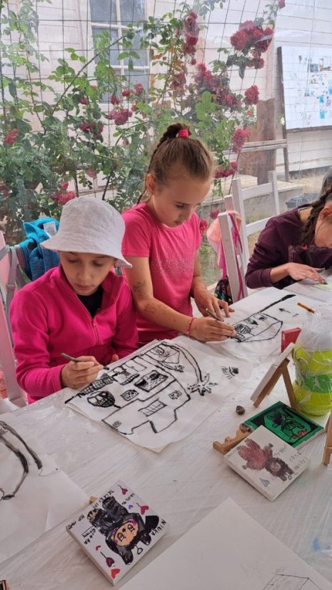 50710-Rövid rajz és festés, 1. turnus, 4. nap, Betliar, 2025.07.10.