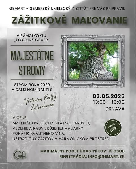 50503-Erlebnis Malerei - Majestätische Bäume, Drnava