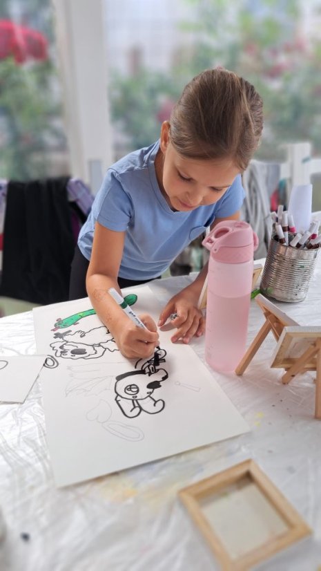 50709-Kurz Zeichnungen und Malerei, 1. Turnus, Tag 3, Betliar, 9.7.25