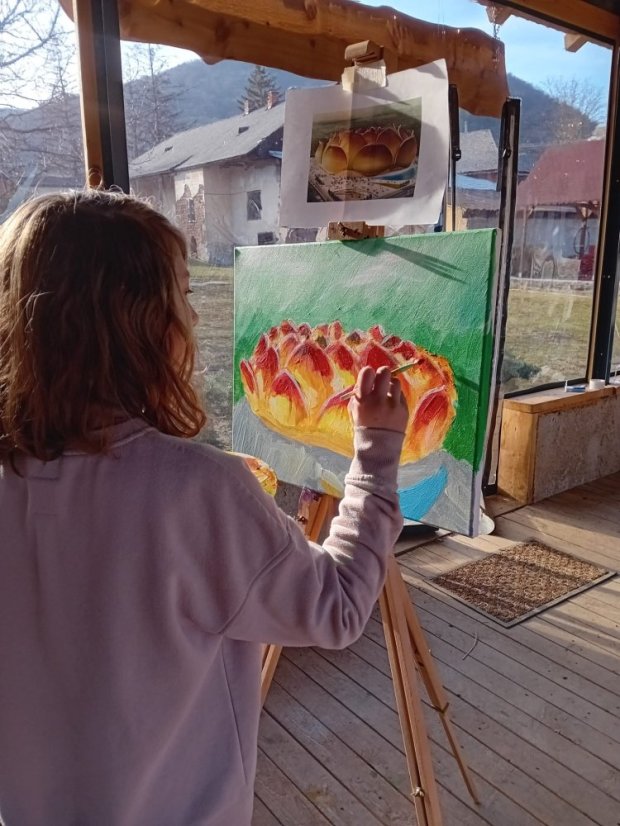 50308-Élményfestés "Épületek a sportban és a művészetben", 2025. március 8., Štítnik