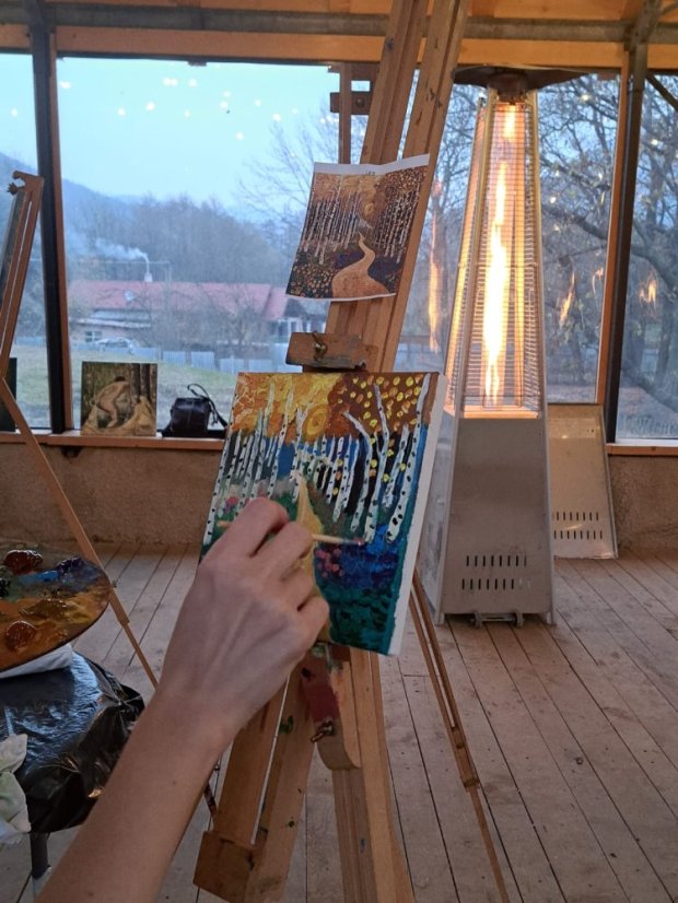 51115-Zážitkové maľovanie - Belle époque - Art Nouveau Secesia, Štítnik