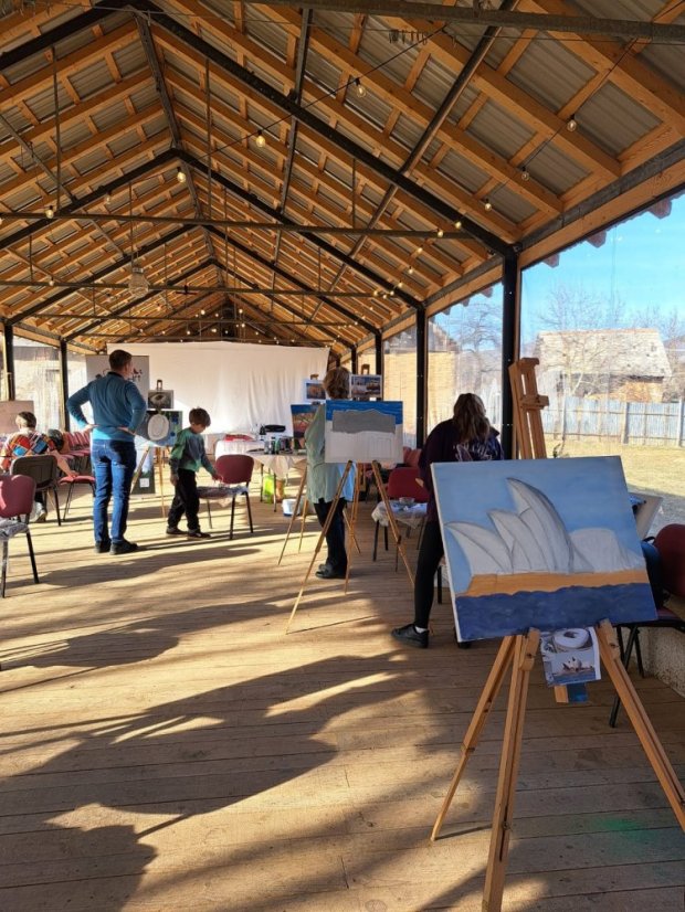 50308-Élményfestés "Épületek a sportban és a művészetben", 2025. március 8., Štítnik