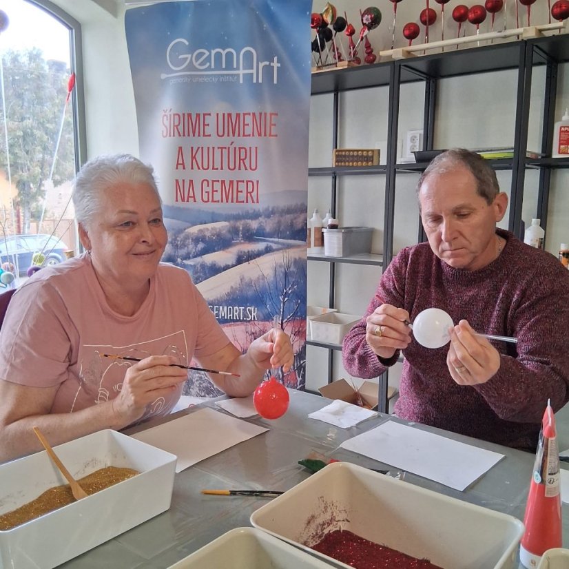 51108-WORKSHOP FÚKANIA, STRIEBRENIA ÉS MAĽOVANIA KARÁCSONYI DÍSZEK