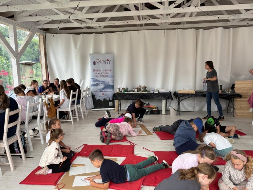 50709-Kurz Zeichnungen und Malerei, 1. Turnus, Tag 3, Betliar, 9.7.25