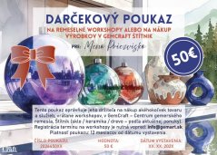 Darčekový poukaz 50 eur