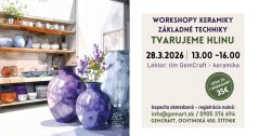 60328 - Workshop keramiky ZÁKLADNÉ TECHNIKY - Tvarujeme hlinu - 28.3.2026