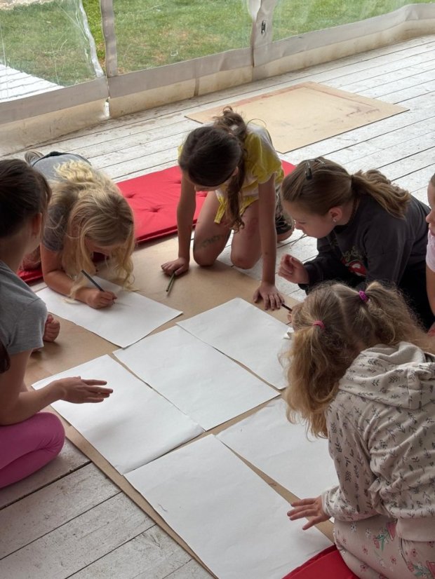 50709-Kurz Zeichnungen und Malerei, 1. Turnus, Tag 3, Betliar, 9.7.25