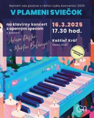 50316-Koncert v plameni sviečok - Klavír s operným spevom - Adam Pástor a Martin Belányi