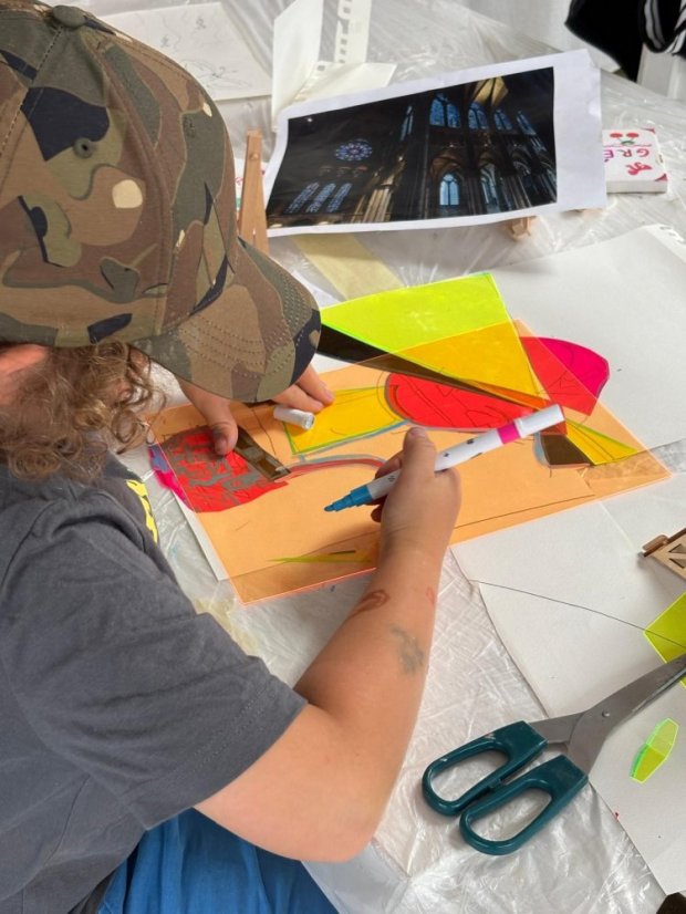 50709-Kurz Zeichnungen und Malerei, 1. Turnus, Tag 3, Betliar, 9.7.25