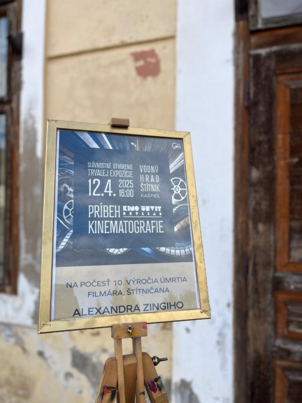 50412-Az állandó kiállítás megnyitása A filmművészet története, Štítnik, 12.4.25