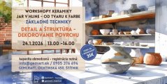 60124-Workshop keramiky - Základné techniky - Detail a štruktúra (dekorovanie povrchu)