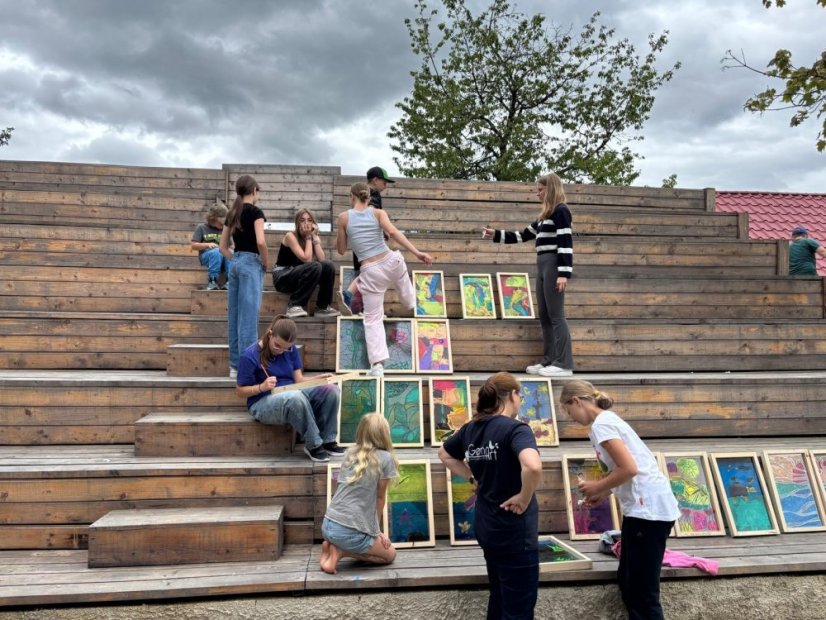 50709-Kurz Zeichnungen und Malerei, 1. Turnus, Tag 3, Betliar, 9.7.25