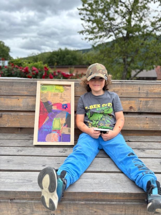 50709-Kurz Zeichnungen und Malerei, 1. Turnus, Tag 3, Betliar, 9.7.25