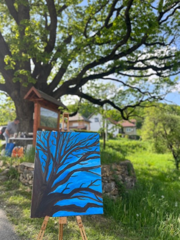 50503-Zážitkové maľovanie Dub v Drnave, 3.5.2025