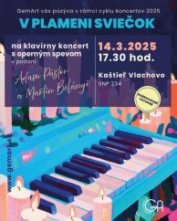 50314-Koncert v plameni sviečok - Klavír s operným spevom - Adam Pástor a Martin Belányi