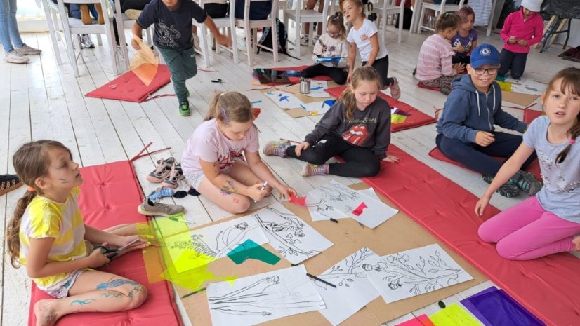 50709-Kurz Zeichnungen und Malerei, 1. Turnus, Tag 3, Betliar, 9.7.25