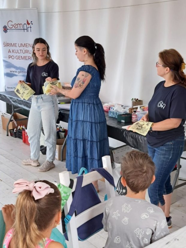 50716-Kurz Zeichnungen und Malerei, 2. Turnus, Tag 3, 16.7.2025, Betliar