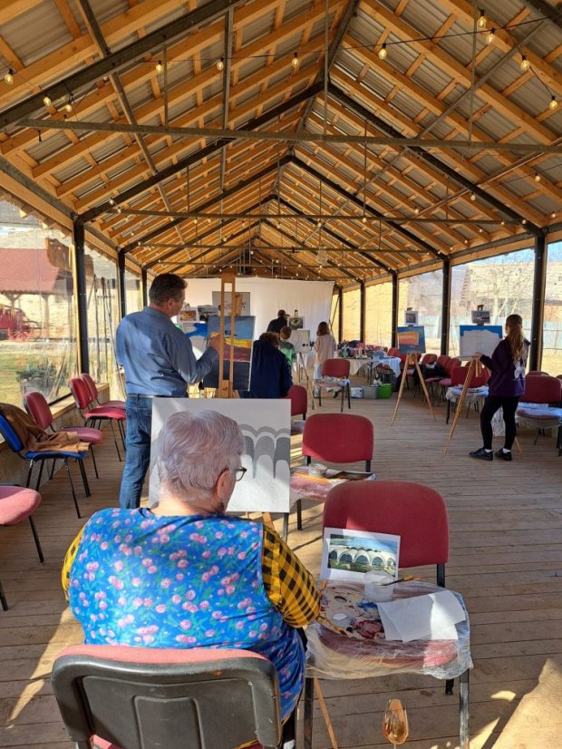 50308-Élményfestés "Épületek a sportban és a művészetben", 2025. március 8., Štítnik