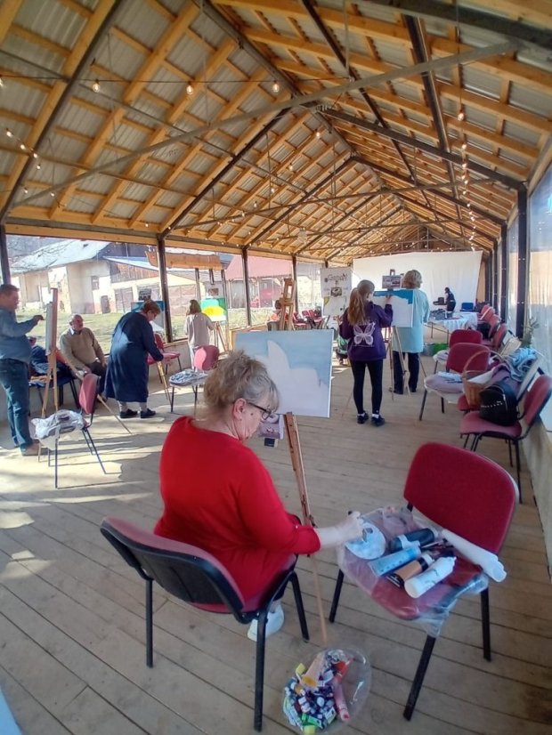 50308-Élményfestés "Épületek a sportban és a művészetben", 2025. március 8., Štítnik