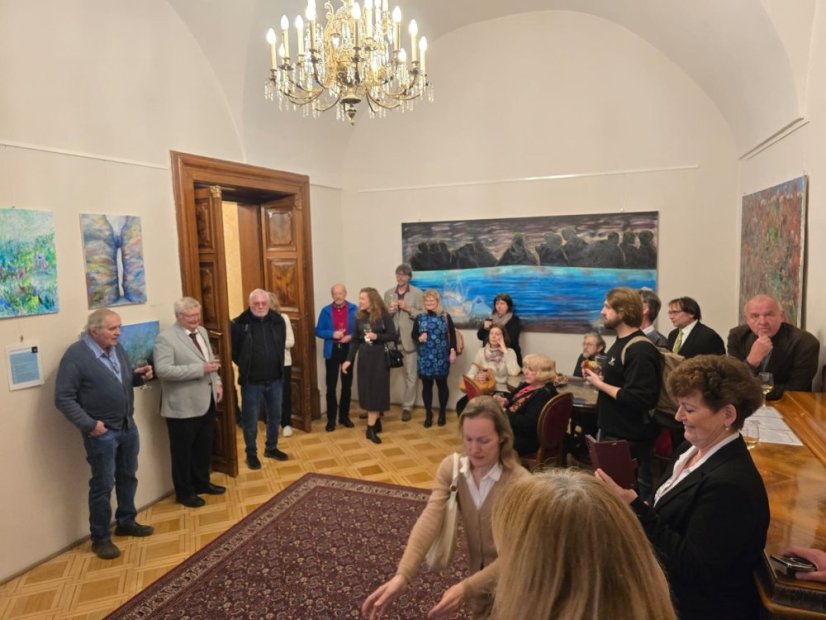 50408-Vernisáž Žiaci Kalábovi, 6. výstava v Prahe, 8.4.2025