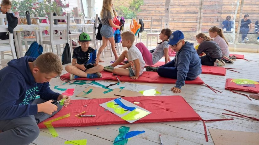 50709-Kurz Zeichnungen und Malerei, 1. Turnus, Tag 3, Betliar, 9.7.25