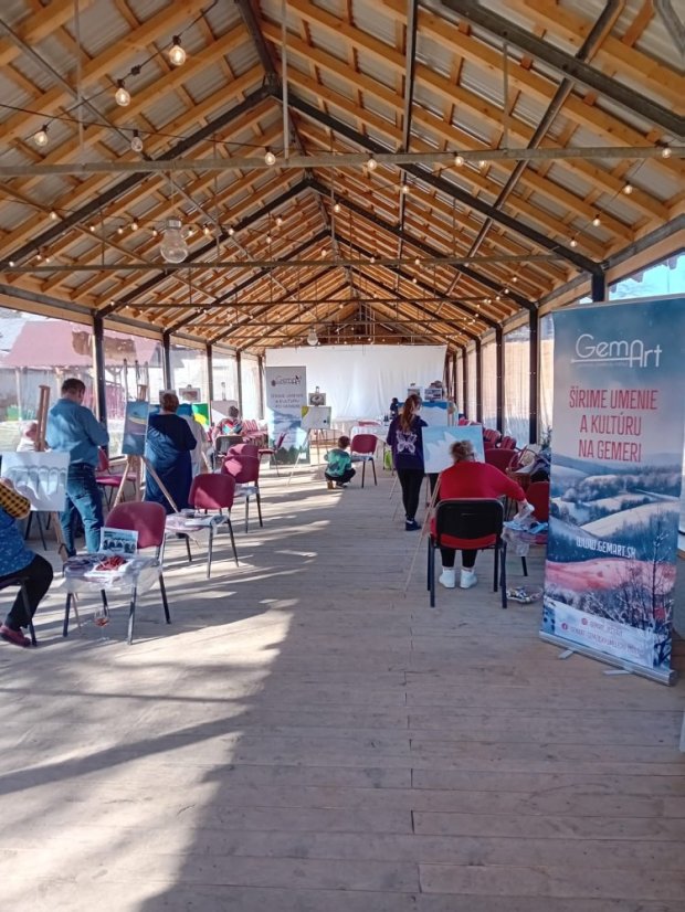 50308-Élményfestés "Épületek a sportban és a művészetben", 2025. március 8., Štítnik