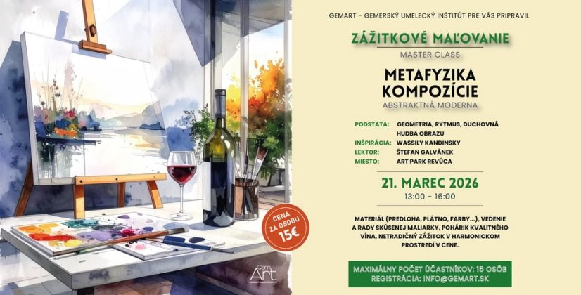 Erlebnis Malerei "Metaphysik der Komposition" - Abstrakte Moderne aus der Reihe WEG DER MODERNE, Revúca